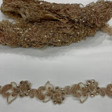 Beaded Corded Lace Trim 2" Polyester