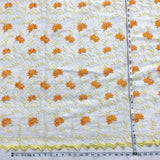 Embroidered Lace Mesh Fabric