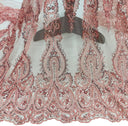 Beaded Embroidered Lace Mesh