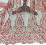 Beaded Embroidered Lace Mesh