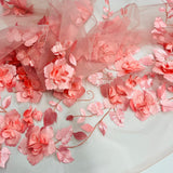 3D Floral Lace Fabric