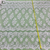 Beaded Corded Bridal Lace Mesh
