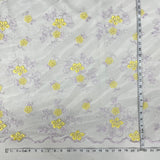 Beaded Embroidered Lace Mesh Fabric