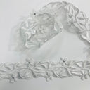 Beaded Lace Trimming 2" Embroidered Organza