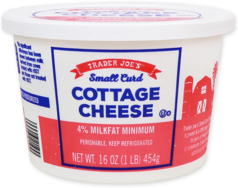 Small Curd Cottage Cheese Creamy High Protein Dairy 16 Oz
