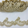 Corded Lace Trim Embroidered Net Mesh