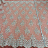 Polyester Corded Bridal Lace Fabric 56"