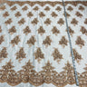 Beaded Corded Lace Fabric 56" Wide