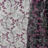 Embroidered Lace Polyester Fabric - Floral Mesh, 52" Width (1 Yard)