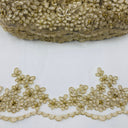 Beaded Corded Lace Trim 4"