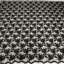 Beaded Corded Bridal Lace Fabric