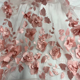 3D Floral Lace Fabric 60" Wide