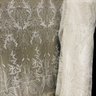 Beaded Lace Fabric on Polyester Net Mesh