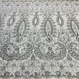 Beaded Embroidered Lace Fabric