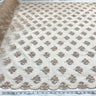 Beaded Lace Fabric on Polyester Net Mesh 52"