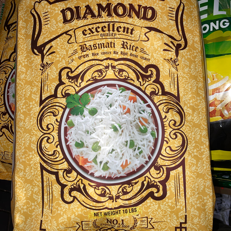 শ্রীলালমহল ডায়মন্ড বাসমতি চাল 10LBS