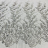 1 Yard Beaded Lace Fabric Embroidered on 100% Polyester Net Mesh | Lace USA - GD-210904 - Ivory - 51" Width