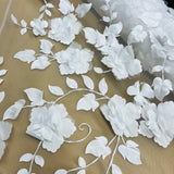 3D Floral Lace Fabric 60" Wide