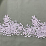Beaded Corded Floral Lace Trim