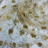 Beaded Corded Bridal Lace Fabric 52"