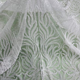Beaded Sequined Bridal Lace Fabric