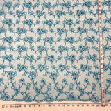 Corded Bridal Lace Fabric 54" Polyester Net Mesh