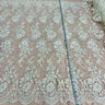 Beaded & Corded Bridal Lace Fabric - Embroidered, 100% Polyester Net Mesh, 53" Width (1 Yard)