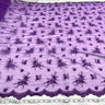 Beaded Lace Fabric on Polyester Net Mesh
