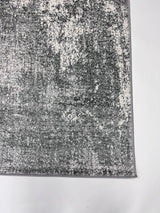 Tess 906 Gray Polyester Area Rug - Gray, TES906 Gray, 5' 3" X 7' 4" (1 Piece)