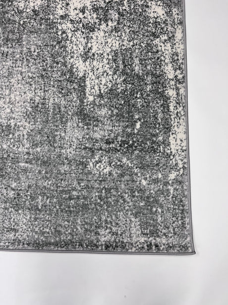 Tess 906 Gray Polyester Area Rug - Gray, TES906 Gray, 5' 3" X 7' 4" (1 Piece)