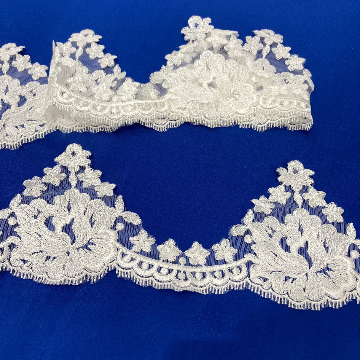 Embroidered Floral Lace Trim