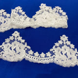 Embroidered Floral Lace Trim