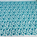 Beaded 3D Floral Lace Fabric 49"