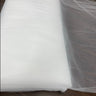 Illusion Tulle Mesh Polyester Fabric - White, Wrinkled Texture, 108" Width (1 Yard)