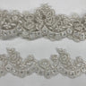 Beaded Floral Lace Trimming