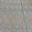 Embroidered Bridal Lace Fabric