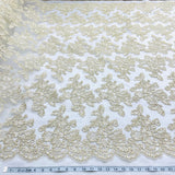 Corded Bridal Lace Embroidered Net Mesh