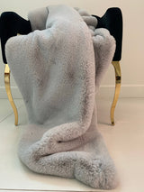 Soft Cozy Faux Fur Blanket Luxurious Plush Throw & Bedspread for Stylish Home Decor