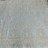 1 Yard Beaded & Corded Bridal Lace Fabric, White, Ivory, Champagne, and Blush