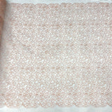 Corded Bridal Lace Fabric Embroidered Net Mesh