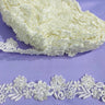 Beaded Lace Trimming on Polyester Organza 2"