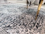 Color-Shift Foldable Flat Weave Area Rug - Polypropylene Polyester Fabric - Shifting Hues Design, Indoor Outdoor, KAVA5503, 7'9" X 10'2" (1 Rug)