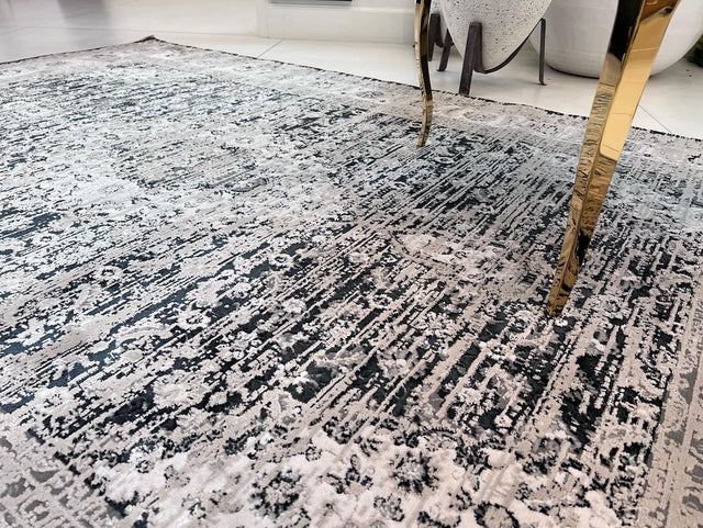 Color-Shift Foldable Flat Weave Area Rug - Polypropylene Polyester Fabric - Shifting Hues Design, Indoor Outdoor, KAVA5503, 7'9" X 10'2" (1 Rug)