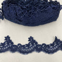 Corded Lace Trim 100% Polyester Net Mesh 3"