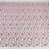 Beaded 3D Floral Lace Fabric 49"