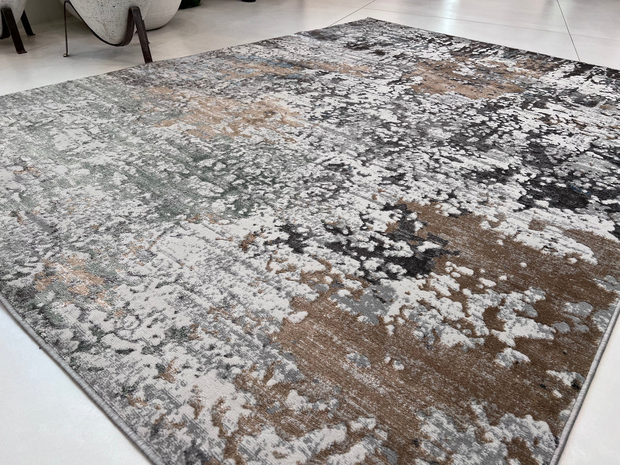 Dynamic Color-Shifting Foldable Flat Weave Area Rug - Multicolor Pattern, 5' 4" X 7' 8", 8' X 11", 10' X 13" (1 Piece)