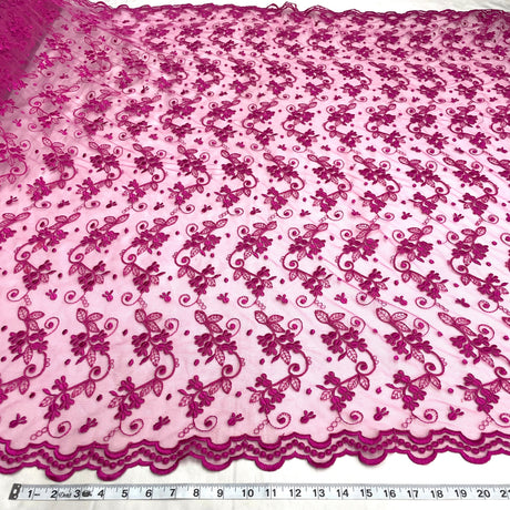 Corded Bridal Lace Mesh