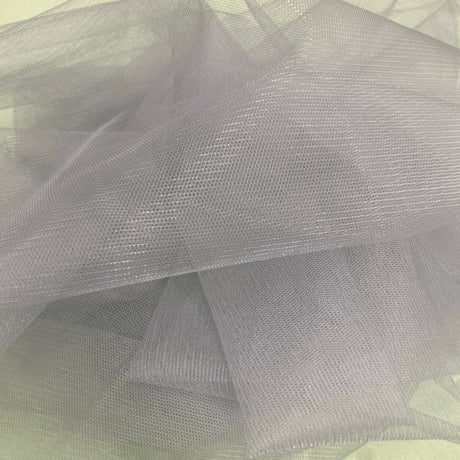 2-Way Stretch Nylon Net Mesh Fabric - White, 60" Width (1 Yard)
