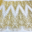 Beaded Sequined Bridal Lace Fabric