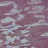 GI Jane Foil Printed EcoDelish Spandex Fabric - Camouflage Foil Print, 58" Width (1 Yard)